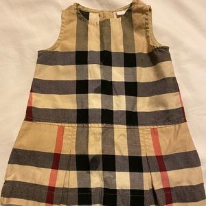 Burberry baby dress 6 months